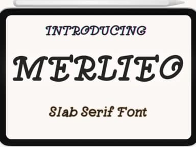 Merlieo by Pukka De — Slab Serif Font — thumbnail 1