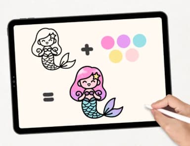 Mermaid Doodle by Babymimiart — Dingbats Font — thumbnail 2