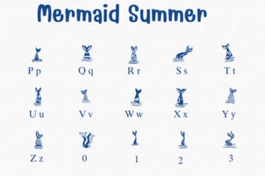 Mermaid Summer by Sontaya — Dingbats Font — thumbnail 3