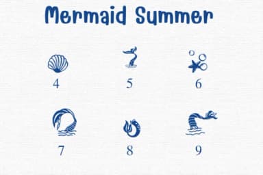 Mermaid Summer by Sontaya — Dingbats Font — thumbnail 4