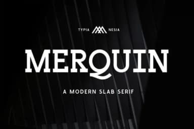 Merquin by Typia Nesia — Slab Serif Font — thumbnail 1