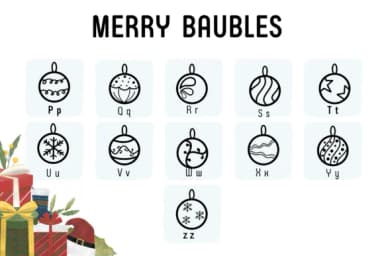 Merry Baubles by Chada Art — Dingbats Font — thumbnail 3