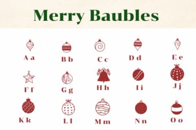 Merry Baubles by Apiwat Type — Dingbats Font — thumbnail 2