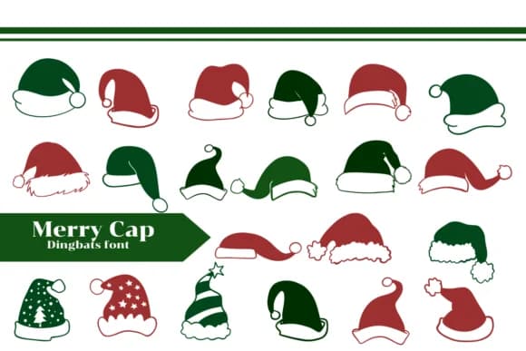 Merry Cap by Apiwat Type — Dingbats Font