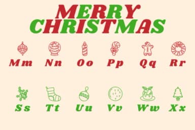 Merry Christmas by Chonada — Dingbats Font — thumbnail 3