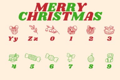 Merry Christmas by Chonada — Dingbats Font — thumbnail 4