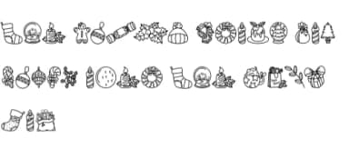 Merry Christmas by Chonada — Dingbats Font — thumbnail 7