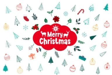 Merry Christmas by Fox7 — Dingbats Font — thumbnail 1