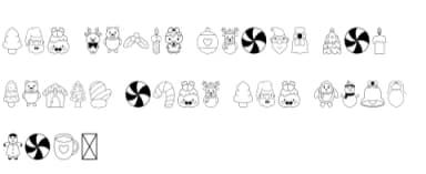 Merry Christmas by danita.kukkai — Dingbats Font — thumbnail 8