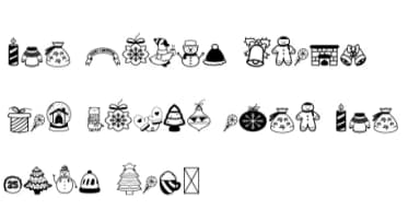 Merry Christmas by danita.kukkai — Dingbats Font — thumbnail 6