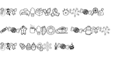 Merry Christmas by Chonada — Dingbats Font — thumbnail 8