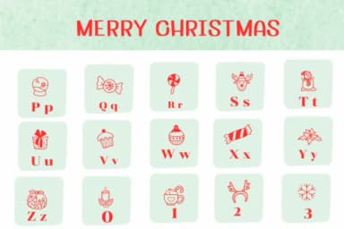 Merry Christmas by Ketsarin — Dingbats Font — thumbnail 3
