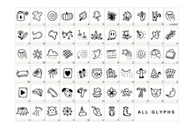 Merry Doodles by YandiDesigns — Dingbats Font — thumbnail 2
