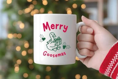 Merry Goosemas by Pui Art — Dingbats Font — thumbnail 3