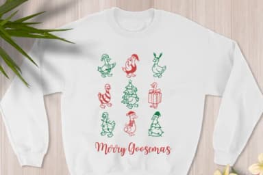 Merry Goosemas by Pui Art — Dingbats Font — thumbnail 4