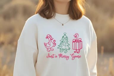 Merry Goosemas by Pui Art — Dingbats Font — thumbnail 6