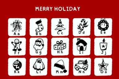 Merry Holiday by Bee piyanuch — Dingbats Font — thumbnail 6