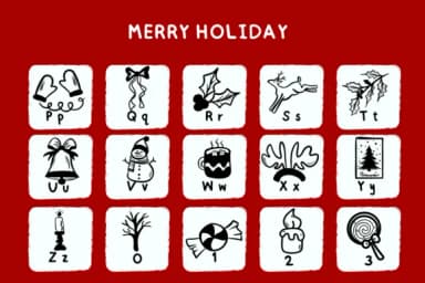 Merry Holiday by Bee piyanuch — Dingbats Font — thumbnail 7