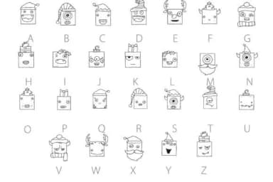Merry Monster Holiday Dingbats by Illustration Ink — Dingbats Font — thumbnail 4