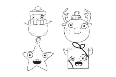 Merry Monster Holiday Dingbats by Illustration Ink — Dingbats Font — thumbnail 7