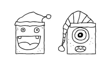 Merry Monster Holiday Dingbats by Illustration Ink — Dingbats Font — thumbnail 8