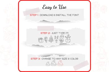 Merry Xmas by GraphicsFarm — Dingbats Font — thumbnail 4