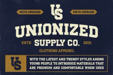 Meta Courage by HansCo — Slab Serif Font — thumbnail 2