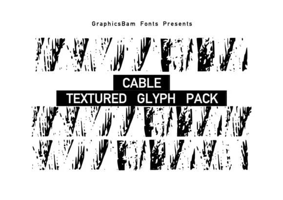 Metal Cable Glyphs by GraphicsBam Fonts — Dingbats Font