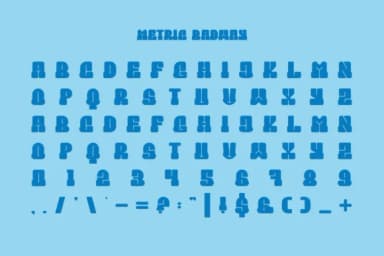 Metric Badway by IqsiartStudio — Slab Serif Font — thumbnail 3