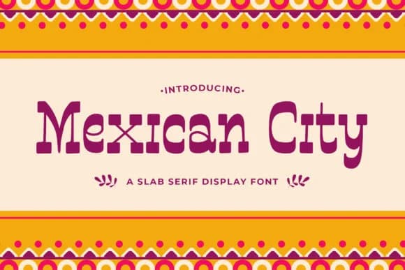 Mexican City by TypeFactory — Slab Serif Font