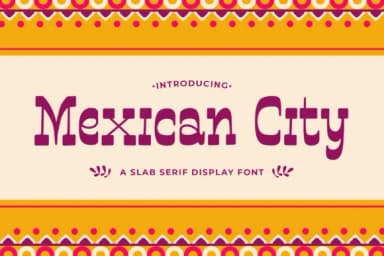 Mexican City by TypeFactory — Slab Serif Font — thumbnail 1