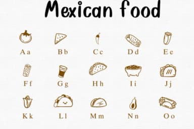 Mexican Food by Nongyao — Dingbats Font — thumbnail 2