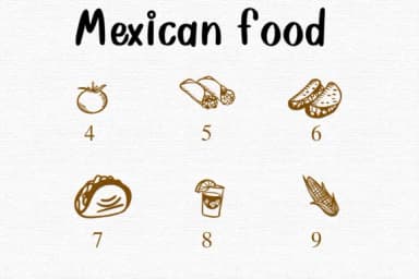 Mexican Food by Nongyao — Dingbats Font — thumbnail 4