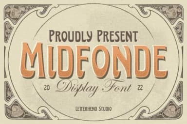 Midfonde by letterhend — Slab Serif Font — thumbnail 1