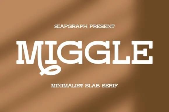 Miggle by SiapGraph — Slab Serif Font