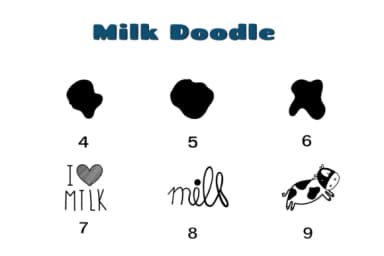 Milk Doodle by Nun Sukhwan — Dingbats Font — thumbnail 4