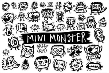 Mini Monster by edywiyonopp — Dingbats Font — thumbnail 1