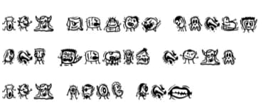 Mini Monster by edywiyonopp — Dingbats Font — thumbnail 5