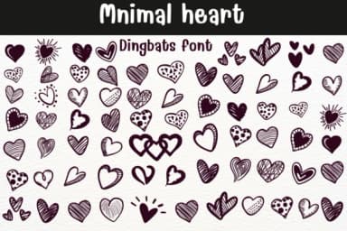 Minimal Heat by Sontaya — Dingbats Font — thumbnail 1