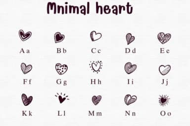 Minimal Heat by Sontaya — Dingbats Font — thumbnail 2