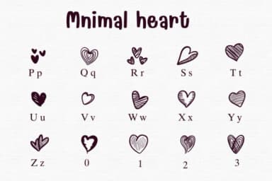 Minimal Heat by Sontaya — Dingbats Font — thumbnail 3