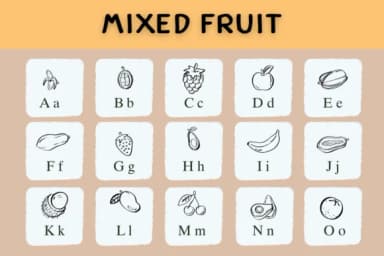 Mixed Fruit by Nongyao — Dingbats Font — thumbnail 2