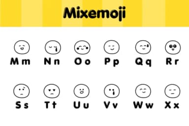Mixemoji by Chonada — Dingbats Font — thumbnail 3