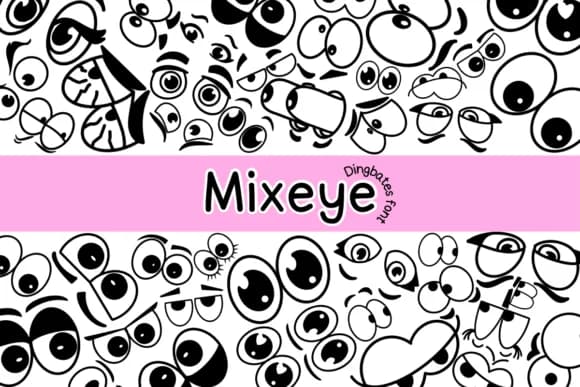 Mixeye by Chonada — Dingbats Font
