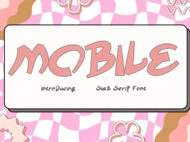 Mobile by Pukka De — Slab Serif Font — thumbnail 1