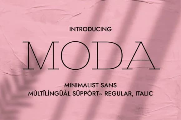 Moda by Minimalistartstudio — Slab Serif Font