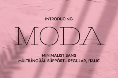 Moda by Minimalistartstudio — Slab Serif Font — thumbnail 1