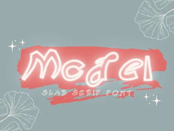 Model by Pukka De — Slab Serif Font
