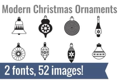Modern Christmas Dingbats by Illustration Ink — Dingbats Font — thumbnail 2