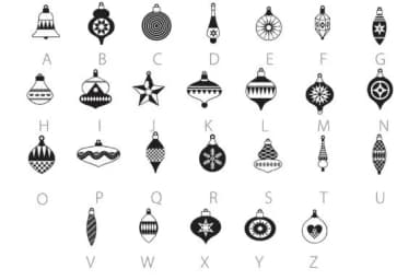 Modern Christmas Dingbats by Illustration Ink — Dingbats Font — thumbnail 3